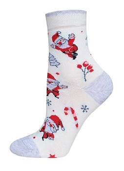 Носки цветные Новый год для женщин Брестские 179197