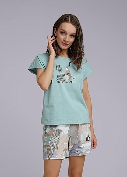 Комплект футболка + шорты для женщин Clever 177867
