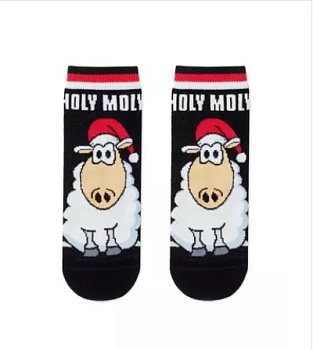 Носки цветные Новый год для девочек и мальчиков CONTE-KIDS 170202