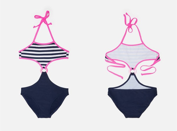 144497 INF Купальник детский для девочек Priscilla 32214720004