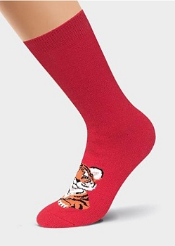 Носки цветные Новый год для девочек и мальчиков Clever 170469