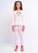 Пижама джемпер + брюки для девочек Clever 173298
