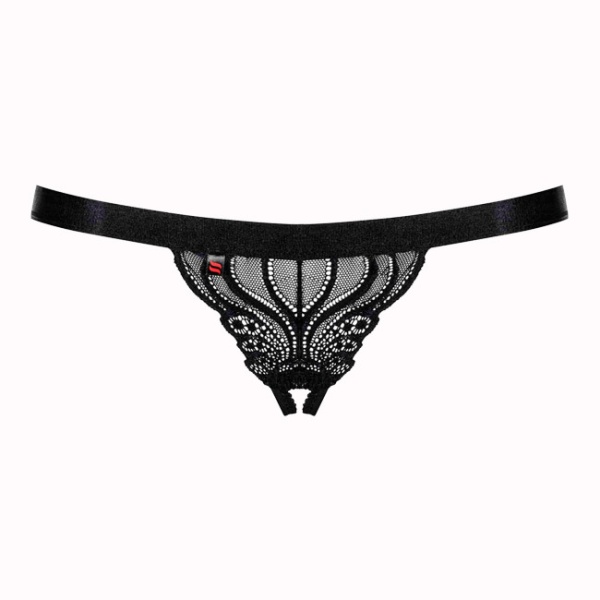 155309 Трусы Os 828 CROTHLESS THONG стринги с вырезом (2)