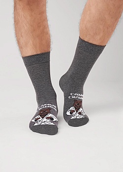 Носки с принтом для мужчин Clever 185625
