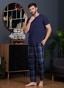 Пижама футболка + брюки для мужчин Indefini 173014