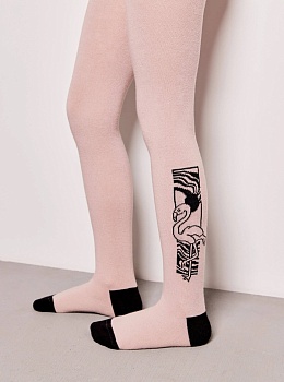 Колготки с принтом для девочек CONTE-KIDS 185017