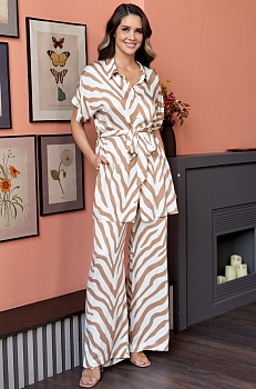 Пижама рубашка + брюки для женщин Mia-Аmore 176552