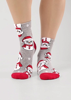 Носки цветные Новый год для женщин Clever 185326