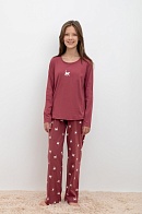 Пижама джемпер + брюки для девочек CUBBY 177577