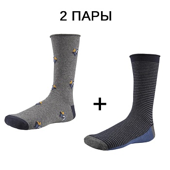 Носки цветные (2 пары) для мужчин Ysabel Mora 166260