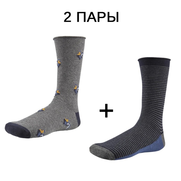 166260 Носки мужские (2 пары) YM 22747