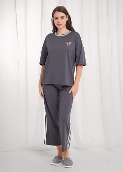 Комплект одежды футболка + брюки для женщин Clever 185488
