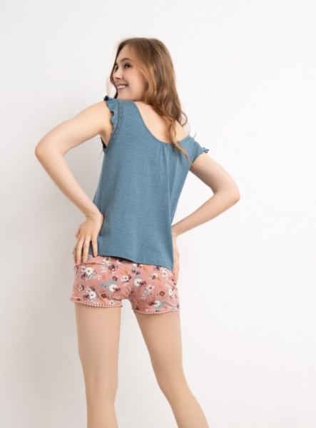 163187 Пижама INDEFINI (М+Ш) TBP0067 (1)