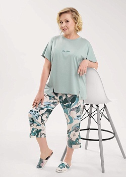 Пижама футболка + бриджи для женщин Clever 184997
