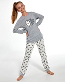 Пижама джемпер + брюки для девочек Cornette 172431