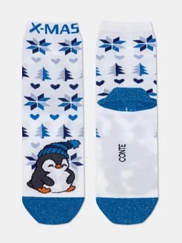 Носки цветные Новый год для женщин CONTE ELEGANT 176959