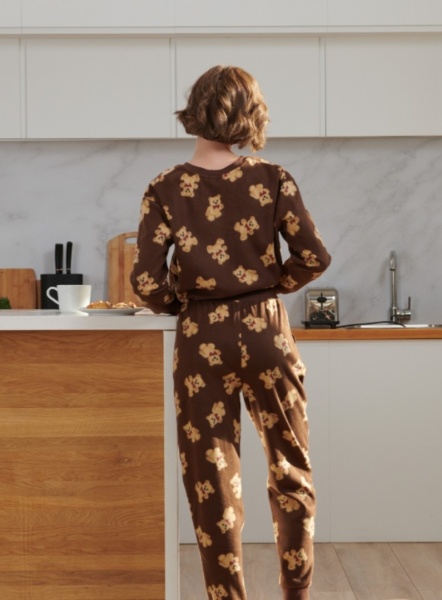 172967 Пижама INDEFINI (д.рук+бр) TCC2168 (2)