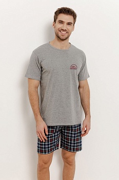 Пижама футболка + шорты для мужчин Taro 180322