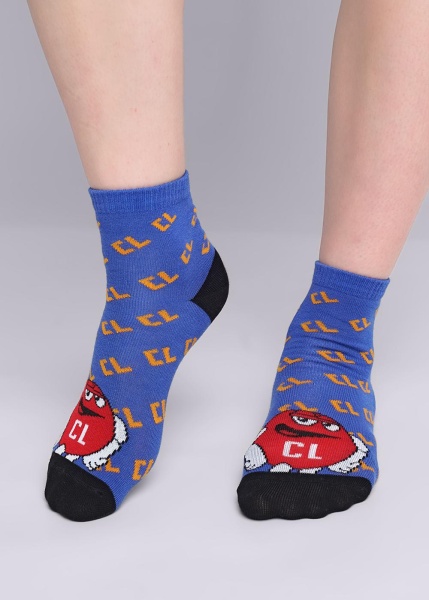 176268 Носки дет. мультицвет мал CLE С1392 12-14,14-16