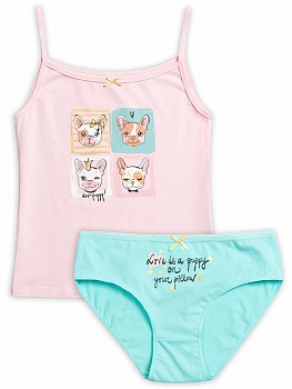 Комплект белья майка + трусы для девочек Pelican 162076
