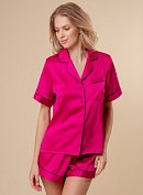 Пижама рубашка + шорты для женщин Indefini 177150