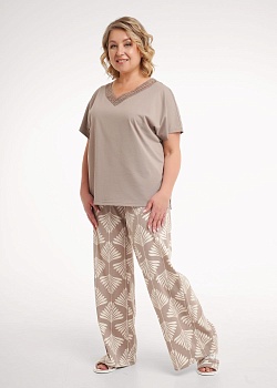 Комплект одежды футболка + брюки для женщин Clever 186082