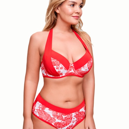 155264 INF Купальник MARMELAD красный 31204710217 (1)