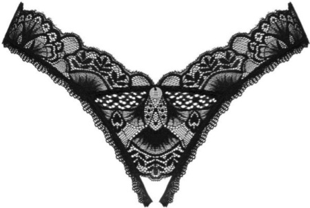 177350 Трусы Os DONNA DREAM Thong crotchless стринги (2)