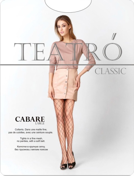 146281 Колготки TR Cabare Large круп.сетка