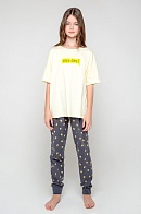 Пижама футболка + брюки для девочек CUBBY 172957