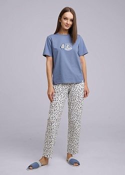 Комплект футболка + брюки для женщин Clever 178054