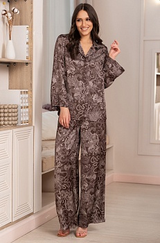Пижама жакет + брюки для женщин Mia-Аmore 186050