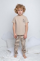Пижама футболка + брюки для мальчиков CROCKID 172495
