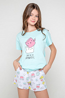 Пижама футболка + шорты для девочек CUBBY 172261