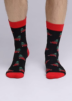 Носки цветные Новый год для мужчин Clever 177075