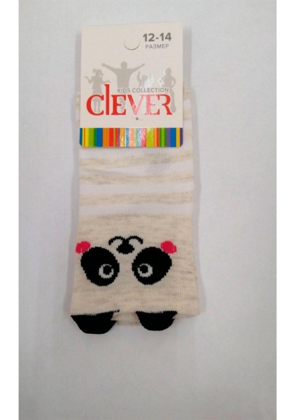 166651 Носки дет. р16-18 хл+эл дев CLE С521