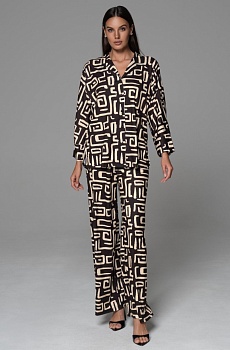 Пижама жакет + брюки для женщин Mia-Аmore 185769