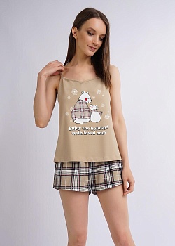 Комплект майка + шорты для женщин Clever 172902