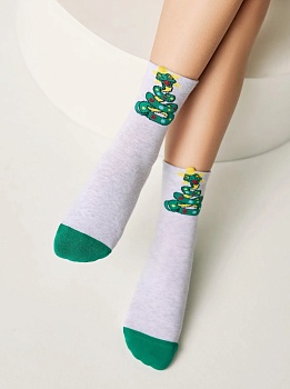 Носки цветные Новый год для женщин CONTE ELEGANT 179173