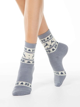 Носки махровые Новый год для женщин Брестские 179228