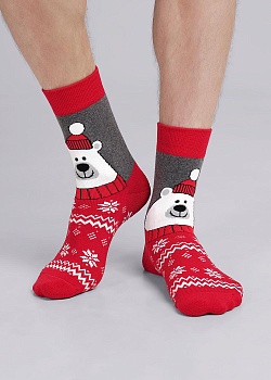 Носки цветные Новый год для мужчин Clever 179042