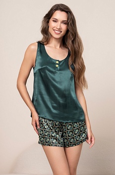 Пижама майка + шорты для женщин Mia-Аmore 179694
