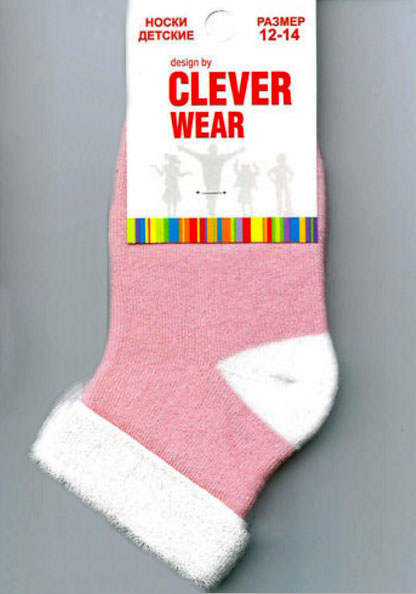 Носки цветные для девочек Clever 143231