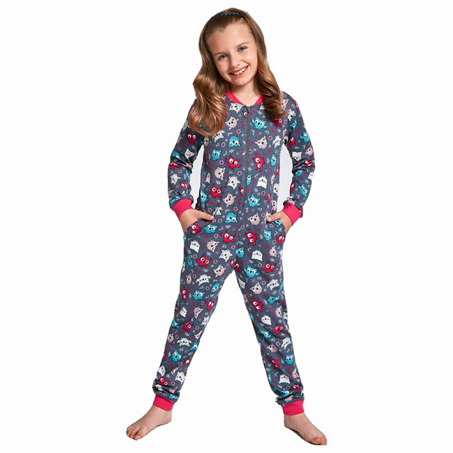 Пижама джемпер + брюки для девочек Cornette 154447
