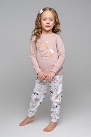 Пижама джемпер + брюки для девочек CROCKID 172496