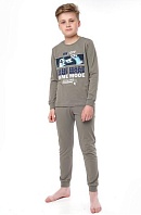 Пижама джемпер + брюки для мальчиков Clever 170130